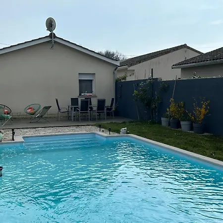 Maison Familiale Avec Piscine Privee Casa de Férias *